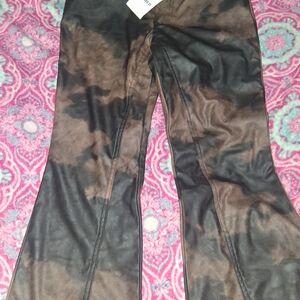 Forever 21 Black and Brown Flare Jeans